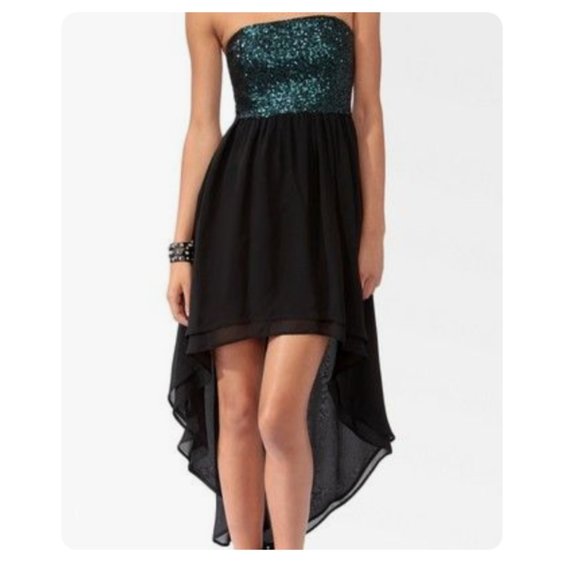 Forever 21 Sequin Hi-Low Dress - Picture 1 of 8